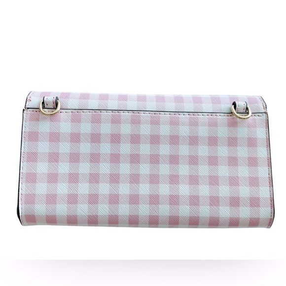 Nanette Lepore Pink Gingham Clutch Wallet Barbie Movie - Picture 4 of 6